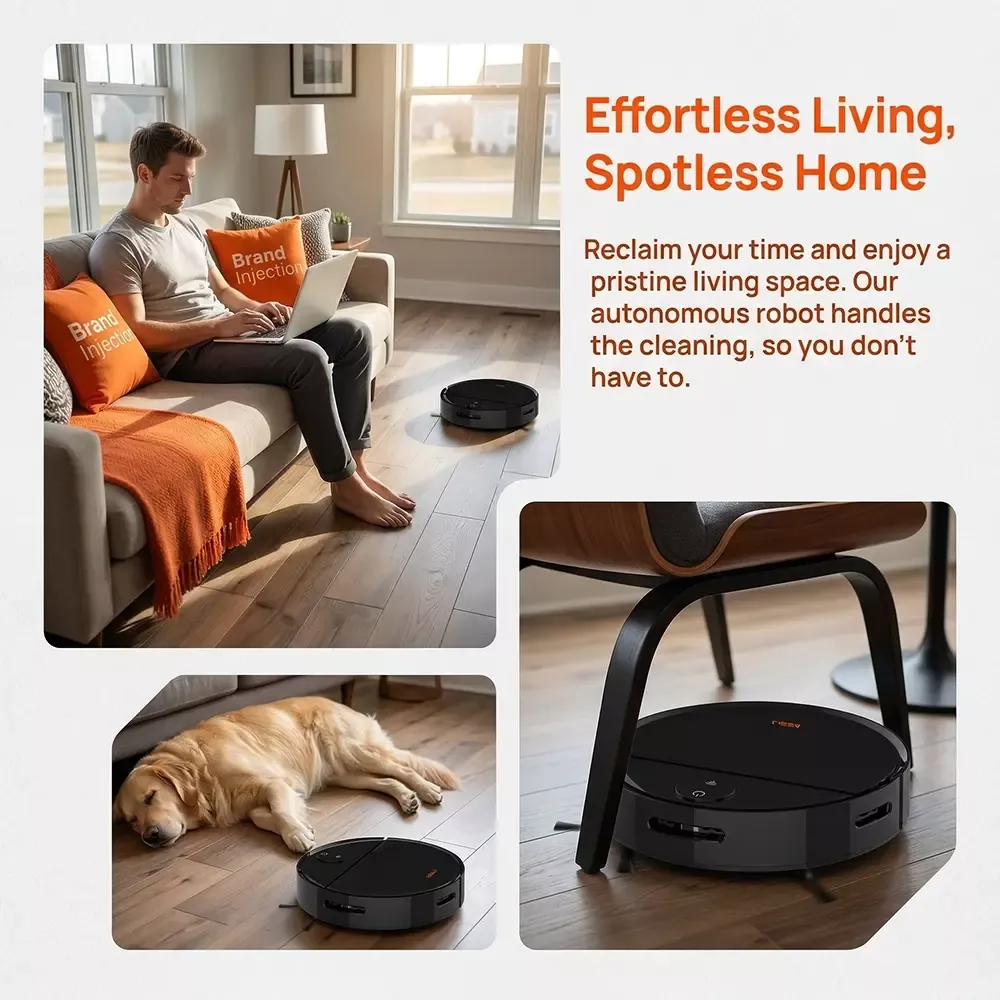 Self-Cleaning Base Robot Vacuum Cleaner